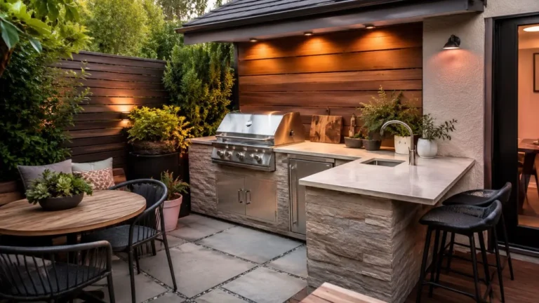 Small Outdoor Kitchen Ideas for Compact Backyards