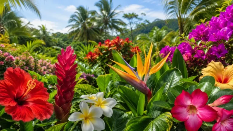 Top Tropical Flowering Plants Grow Brilliant Exotic Blooms