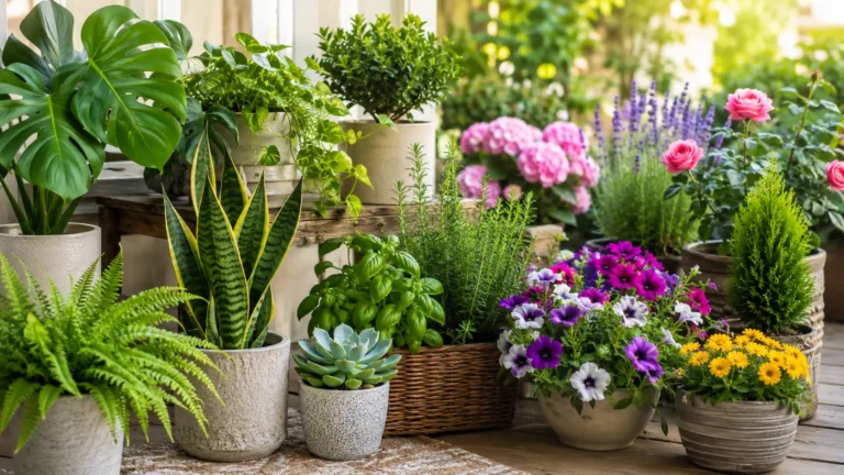 10 Types of Plants Indoor, Outdoor & Garden Favorites