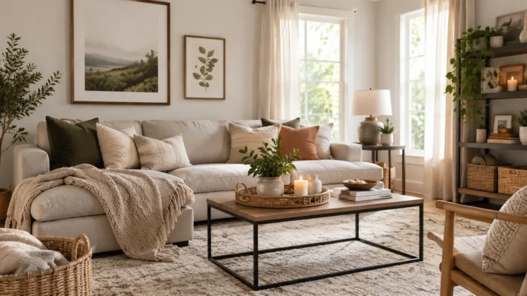 How to Decorate Living Room With Simple Things