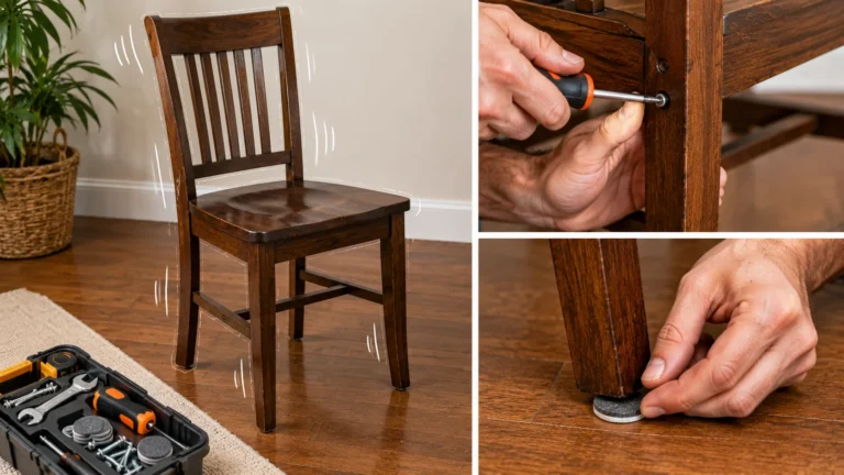 How to Fix a Wobbly Chair Quickly & Easily