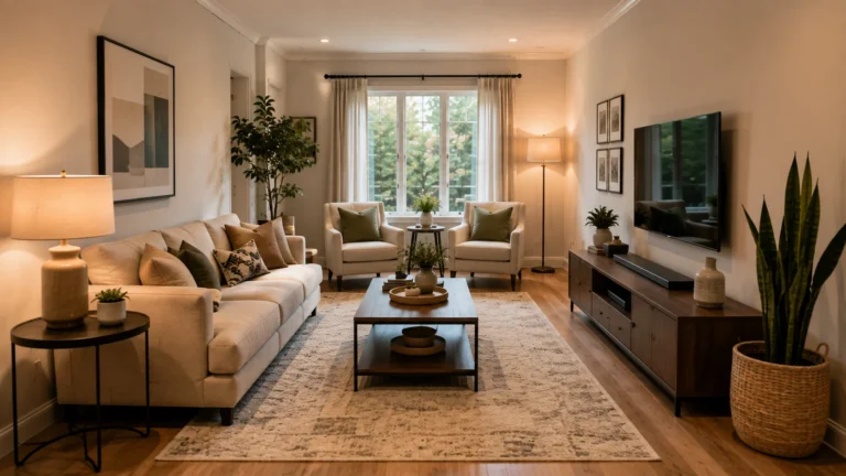 How to Layout a Rectangle Living Room