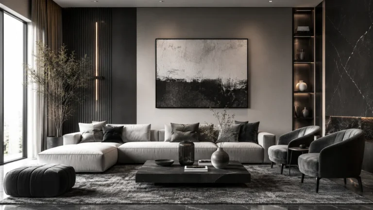 Meta Title What Is Monochrome Interior Design Meta Description Discover what monochrome interior design is and learn how to use one color, layered tones, textures, and contrast to create a stylish home. # What Is Monochrome Interior Design A Simple Guide to One-Color Decorating A room does not need dozens of colors to feel interesting, sophisticated, or full of personality. Sometimes, limiting the palette can actually make an interior feel more intentional. Monochrome interior design uses variations of one main color to create a cohesive environment where texture, shape, materials, lighting, and subtle tonal differences become increasingly important. If you hear the word monochrome and immediately picture a stark black-and-white room, you are not alone. However, monochrome interior design can be based on almost any color. Blue, green, beige, brown, pink, gray, terracotta, and even dramatic burgundy can form the foundation of a beautifully layered monochromatic color scheme. The secret is not to use exactly the same shade everywhere. Successful monochromatic interiors combine lighter tints, deeper shades, muted tones, different finishes, and contrasting textures within one related color family. This variation creates depth and prevents a one-color room from appearing flat, repetitive, or overly coordinated. Monochrome decorating has also evolved beyond minimalist white and gray spaces. Today's interiors often use warmer neutrals, earthy colors, natural materials, richly layered textiles, and color-drenched architectural details. Understanding how monochromatic design actually works can help you create a calm, expressive, and visually sophisticated home without depending on a complicated color palette. ## What Does Monochrome Mean in Interior Design Monochrome interior design is a decorating approach built primarily around one dominant hue and its related variations. Instead of combining several unrelated colors, the designer uses tints, tones, and shades of the same basic color. This creates visual consistency while still allowing considerable variation throughout furniture, walls, textiles, artwork, and accessories. A tint is created when a hue becomes lighter, while a shade is a darker variation of that hue. A tone is generally a more muted version of the original color. These variations allow a room based on blue, for example, to include pale powder blue, muted blue-gray, medium denim tones, and deep navy without abandoning its monochromatic identity. Monochromatic design does not always have to follow color theory with absolute rigidity. In real homes, designers may introduce nearby neutrals, natural timber, stone, metal, greenery, or tiny contrasting accents. These supporting materials often make the interior more comfortable and practical while allowing one dominant color family to remain the visual focus. The overall aim is harmony rather than perfect color matching. When different versions of one hue flow naturally throughout a room, the interior can feel calm and connected. Furniture shapes, materials, textures, and architectural details then receive more attention because the eye is not continually shifting between numerous competing colors. ## Is Monochrome Interior Design Only Black and White Black-and-white interiors are certainly monochromatic in appearance, but they represent only one version of the concept. A monochromatic scheme can be created from virtually any dominant color. A room could be predominantly green, brown, blue, cream, blush, gray, or terracotta while still following the basic principles of monochrome decorating. Black and white became strongly associated with monochrome because the combination creates immediate visual contrast and feels graphic, modern, and easy to recognize. Yet a blue-on-blue room can be equally monochromatic. The difference is that its contrast may come from pale and dark variations rather than the extreme relationship between black and white. Neutral monochrome interiors are particularly popular because they feel calm and versatile. Cream, oatmeal, taupe, mushroom, sand, camel, and brown can be layered within a warm tonal palette. Instead of dramatic color contrast, these rooms rely on wood grain, stone, textiles, upholstery, and changes in surface finish to provide richness. More adventurous homeowners can build monochromatic rooms around stronger colors. Deep green can produce a sophisticated library, dusty pink can soften a bedroom, and earthy terracotta can warm a dining space. Once you understand that monochrome means working within a controlled color family, the design possibilities become far broader than simply decorating in black and white. ## Why Does Monochromatic Interior Design Work One reason monochromatic interiors feel appealing is their natural sense of visual harmony. Because most colors belong to the same family, there are fewer abrupt transitions competing for attention. The eye can travel around the room comfortably, allowing furniture, lighting, architectural elements, and decorative details to feel connected rather than visually fragmented. A limited palette can also make interior design decisions easier. Choosing several colors that work together can be challenging, especially when flooring, furniture, walls, curtains, and accessories are all involved. A monochromatic color scheme creates a clearer framework because each new element can be evaluated according to how well it supports the dominant hue. Monochrome rooms can feel particularly restful because their color relationships are controlled. Bedrooms, reading spaces, living rooms, and home offices can benefit from this sense of continuity. However, the psychological effect still depends on the chosen hue. Soft greens may feel restorative, warm browns grounded, and darker blues more intimate or dramatic. The simplicity of the palette also gives texture and form greater importance. A sculptural chair or beautiful stone surface may become more noticeable when it is not surrounded by strong competing colors. For this reason, monochromatic decorating can look deceptively simple while actually depending on careful decisions about proportion, material, lighting, and contrast. ## How to Choose the Right Color for a Monochrome Room Begin by thinking about how you want the room to feel rather than choosing a color simply because it is currently fashionable. A bedroom may benefit from a softer or more restful palette, while a dining room might comfortably handle something deeper and more dramatic. The emotional effect of the base color will influence the atmosphere of the entire space. Natural light should also influence your choice. Rooms with strong daylight can often support deeper colors because sunlight prevents them from feeling excessively heavy. Rooms receiving limited daylight may work beautifully with pale or warm hues, although darker colors can also intentionally create a cozy, cocooning effect when that is the desired result. Consider permanent materials before selecting paint. Flooring, countertops, fireplaces, cabinetry, and large furniture pieces already contain undertones that will influence the room. If your floor has warm honey-colored wood, an extremely cool gray monochrome palette might feel disconnected. Colors with compatible undertones usually make an interior appear more naturally cohesive. Finally, test several versions of your preferred hue under different lighting conditions. Paint and fabrics can change significantly between morning daylight and artificial evening lighting. Viewing samples beside flooring, furniture, and textiles allows you to build a tonal interior design scheme that feels consistent throughout the entire day instead of selecting colors in isolation. ## Use Tints, Tones, and Shades to Create Depth The biggest mistake in monochrome decorating is using one identical color on every surface. Although technically consistent, this approach often produces a room that feels flat. Instead, build the palette by selecting lighter, medium, and darker variations of the same hue so the interior contains enough visual contrast to remain interesting. Think of your chosen color as a spectrum rather than a single paint chip. A green room might combine pale sage walls, muted olive upholstery, medium moss textiles, and deeper forest-green accents. Because the colors remain related, the room still feels unified, yet each object has enough tonal separation to maintain its individual presence. Dark shades are particularly useful for grounding a monochrome scheme. They can appear through furniture legs, cabinets, artwork, rugs, lamps, or smaller accessories. Lighter tones help balance this visual weight and can make larger surfaces feel more open. Using both ends of the tonal range creates dimension without introducing unrelated accent colors. Mid-tones help connect the extremes. Without them, a very pale room containing only a few extremely dark pieces can look overly graphic. By introducing gradual transitions between light and dark, you create a more sophisticated layered effect. Tonal variation is therefore one of the most important tools for making single-color interior design feel intentional. ## Add Texture So a Monochrome Room Does Not Feel Flat Texture becomes essential when color variation is intentionally limited. In a multicolored room, different hues naturally create separation between objects. A monochrome space has fewer color contrasts, so materials must do more of the visual work. Linen, wool, timber, velvet, stone, ceramic, metal, glass, boucle, and woven fibers can all create meaningful differences. Imagine an entirely beige living room. Beige walls, a beige sofa, and a beige carpet could easily feel dull if every surface had the same finish. Replace the carpet with a wool rug, add a linen sofa, oak coffee table, boucle chair, stone lamp, velvet cushions, and woven curtains, and suddenly the limited palette becomes much richer. Surface finish matters as much as material. Matte paint absorbs light differently from glossy lacquer, while polished stone behaves differently from unfinished timber. Using matte, satin, reflective, rough, and softly woven surfaces throughout a monochromatic room allows light to interact with each element differently and creates subtle visual movement. Texture should still be balanced rather than added everywhere. Too many chunky, fuzzy, woven, or distressed materials can make the room feel heavy. Pair strongly tactile surfaces with simpler ones so each texture has room to stand out. The strongest monochrome interiors use texture deliberately, not simply as decoration added to fill empty surfaces. ## Use Patterns Without Breaking the Monochrome Look Pattern can be incorporated into monochromatic interiors without disrupting the one-color concept. The easiest method is to choose patterns that stay within your dominant color family. Stripes, checks, florals, abstract motifs, geometric prints, or organic patterns can all create variety when their colors remain closely connected to the main palette. For example, a blue monochrome bedroom could contain striped blue-and-white bedding, a muted blue botanical curtain, or a patterned rug combining several blue tones. Although pattern introduces movement, the shared color family keeps everything visually related. This prevents the room from feeling chaotic while avoiding an overly plain or minimalist appearance. Scale is particularly important when combining several patterns. If every fabric contains a similarly sized motif, individual patterns can compete. Mixing a larger print with subtle stripes or small-scale details provides greater hierarchy. Solid-colored surfaces should also remain in the room so patterned elements have enough quiet space around them. Pattern can also come from materials rather than printed fabric. Marble veining, wood grain, woven rattan, parquet flooring, ribbed glass, and handmade tile all create repeating visual details. These natural patterns are especially effective in a monochrome interior design scheme because they provide character while allowing the overall color story to remain controlled. ## How to Use Monochrome Colors on Walls and Ceilings Walls are usually the largest visible color surfaces in a room, making them an obvious starting point for monochromatic decorating. You can choose a relatively light version of the dominant hue for the walls and introduce darker tones through furniture, fabrics, trim, or built-ins. This approach feels familiar while still producing a cohesive tonal environment. A more immersive approach is color drenching, where walls, doors, trim, and sometimes ceilings share one closely related color. Using different paint finishes can keep these architectural surfaces from disappearing completely. Matte walls combined with satin or semi-gloss trim, for example, create subtle differences through reflected light rather than strong color contrast. A newer extension of this idea is often described as hue drenching. Instead of repeating exactly the same paint color, the room uses multiple versions of one hue across walls, furniture, textiles, and decorative details. This strategy is particularly useful for monochrome interiors because it creates the enveloping feeling of color drenching without becoming visually one-dimensional. Ceilings should be considered as part of the entire palette rather than automatically painted bright white. A lighter tint can maintain openness, while carrying the wall color onto the ceiling can create a more intimate atmosphere. The right approach depends on ceiling height, natural light, room size, and how immersive you want the monochromatic effect to feel. ## How to Create a Neutral Monochrome Interior Neutral monochrome interiors can be warm, layered, and highly inviting when the palette contains enough variation. Instead of thinking only about white and cool gray, explore warmer shades such as ivory, oatmeal, stone, sand, mushroom, taupe, camel, mocha, and chocolate. These colors can create gentle transitions while maintaining the calm appeal associated with neutral interiors. Warm neutrals have become particularly useful for homeowners who want simplicity without the starkness sometimes associated with earlier minimalist interiors. Brown-influenced neutrals can make rooms feel grounded and comfortable, especially when combined with timber, stone, leather, linen, wool, and handmade ceramics. The resulting interior feels natural rather than sterile. A neutral monochrome room also benefits from stronger tonal anchors. Dark walnut furniture, a deep brown lamp, charcoal artwork, or black hardware can provide enough contrast to define lighter surfaces. Without any darker elements, an all-cream room may lack structure and appear washed out, particularly under bright natural lighting. Plants can introduce small amounts of green without destroying the overall monochromatic effect because greenery often functions visually as a natural material. If you prefer stricter color control, dried branches or tonal foliage can achieve a similar result. The objective is to create a neutral space that feels layered and lived-in rather than uniformly beige. ## How to Design a Black-and-White Monochrome Interior Black and white create one of the strongest possible contrasts in interior design. Used well, the combination can feel timeless, architectural, and sophisticated. However, an equal amount of pure black and pure white can sometimes appear harsh. Introducing off-white, charcoal, soft gray, natural materials, and varied finishes usually makes the scheme more comfortable. Begin by deciding which side of the palette will dominate. Predominantly white rooms with black details feel lighter and more open, while dark charcoal or black rooms containing pale furniture can appear dramatic and intimate. Establishing one dominant value prevents the interior from resembling a repetitive checkerboard of equally competing black and white elements. Natural textures can soften the graphic quality of this palette. White linen, black-stained timber, veined stone, brushed metal, woven rugs, ceramics, and tactile upholstery introduce subtle variation. Warm wood can also act as a supporting neutral when a completely strict black-and-white scheme feels too cold for everyday living. Lighting deserves special attention because black absorbs significant visual light while white reflects it. Layer ambient, task, and accent lighting rather than relying only on a single ceiling fixture. Soft illumination across dark surfaces can reveal textures and architectural details, allowing the monochrome room to feel atmospheric rather than gloomy. ## Can You Add an Accent Color to a Monochrome Interior A strict monochromatic room technically stays within one color family, but real interior design does not need to follow theoretical rules perfectly. A small contrasting accent can make a room feel more personal while leaving the dominant monochrome palette intact. The important factor is proportion rather than completely eliminating every unrelated color. One approach is to let natural materials function as subtle accents. Timber, brass, marble, greenery, leather, or aged metal can introduce additional colors without making the room feel multicolored. These materials often read as part of the architecture or furniture rather than deliberate pops of color, keeping the original palette visually dominant. You can also introduce a more obvious accent through artwork, a vase, cushions, or one piece of furniture. In a predominantly blue room, a small amount of warm rust or mustard may create energy. In a beige room, deep green or burgundy can provide a focal point without fundamentally changing the overall tonal scheme. If you use an accent color, resist repeating it everywhere simply to make the room “match.” One or two carefully placed moments may be enough. Monochromatic interiors rely on restraint, so an accent should feel intentional. When the secondary color starts appearing across every wall and furniture piece, the room naturally becomes a broader color scheme. ## How Lighting Changes a Monochromatic Color Scheme Lighting can dramatically change how a monochromatic room appears because subtle differences between similar colors become more noticeable under different conditions. Daylight can reveal undertones that artificial lighting hides, while warm evening illumination may make neutral or earthy hues appear richer. This is why testing materials inside the actual room is so important. Directional lighting also reveals texture. Light grazing across limewash, plaster, stone, timber, woven fabrics, or ribbed surfaces creates shadows that add depth without requiring additional colors. Wall sconces, table lamps, concealed lighting, and floor lamps can therefore strengthen a monochromatic interior by making subtle material differences more visually apparent. Consider the color temperature of artificial lighting as well. Warmer lighting tends to complement beige, terracotta, cream, brown, and warmer greens, while cooler illumination may change how those colors are perceived. Extremely cool bulbs can make warm monochrome interiors appear flatter or slightly disconnected from the atmosphere originally intended. Layering several light sources generally produces better results than relying entirely on overhead lighting. Combine ambient illumination with reading lamps, decorative fixtures, wall lighting, or accent lighting. This creates areas of brightness and shadow, giving a room greater visual dimension even when almost everything belongs to the same basic color family. ## Does Monochrome Interior Design Work in Small Rooms Monochrome interior design can work extremely well in small rooms because a continuous color palette reduces some of the visual interruptions that make compact spaces feel fragmented. When walls, furniture, and architectural details use closely related colors, boundaries can appear softer, creating a more unified impression of the entire room. Lighter monochromatic palettes are often chosen when homeowners want to maximize the sense of openness. Pale sage, cream, light taupe, powder blue, or warm gray can reflect more light while maintaining visual continuity. However, small rooms do not automatically need pale colors to feel successful or comfortable. Dark monochrome schemes can create highly effective small interiors when the goal is atmosphere rather than apparent size. Deep brown, navy, forest green, or burgundy can turn a compact office, powder room, reading nook, or bedroom into an intimate space. Embracing the room's proportions can sometimes work better than trying to make it appear artificially larger. Whichever direction you choose, maintain variation through texture and tone. If every item in a small room has exactly the same dark or light finish, the space may lack definition. A mixture of tactile fabrics, reflective accents, natural materials, and different tonal values helps compact monochromatic rooms feel intentional rather than visually compressed. ## How to Use Monochrome Design in a Living Room Living rooms provide plenty of opportunities to create tonal layers because they naturally contain several large surfaces. Begin with walls, flooring, the sofa, and the rug because these elements establish most of the room's visual weight. Once the dominant color family is clear, smaller furniture and accessories can develop the scheme further. A green living room might feature muted sage walls, olive seating, deeper green cushions, a patterned tonal rug, and dark botanical artwork. Timber furniture and aged brass details could provide natural warmth without challenging green as the dominant color. The variation allows each layer to remain visible while maintaining a cohesive atmosphere. For neutral living rooms, focus strongly on materials. A cream sofa can sit on an oatmeal wool rug beside a travertine table and pale oak cabinetry. Add linen curtains, ceramic lamps, boucle upholstery, and deeper brown accessories. Although there may be very little conventional color contrast, material changes prevent the design from feeling repetitive. Finish by checking how visual weight is distributed throughout the room. If all dark tones appear on one side, the arrangement may feel unbalanced. Repeat deeper or lighter shades in small amounts across different areas. This creates rhythm and helps the monochromatic living room feel thoughtfully composed from every viewing angle. ## How to Create a Monochromatic Bedroom Bedrooms naturally suit monochromatic decorating because a controlled palette can create a restful and enveloping atmosphere. Begin with the wall color and bedding because together they dominate much of what you see. Select related but noticeably different values so the bed remains distinguishable from the walls rather than visually disappearing into them. Textiles provide an easy way to create depth. Combine cotton sheets, linen bedding, velvet or woven cushions, an upholstered headboard, a wool rug, and textured curtains within a similar color family. These subtle surface variations can make even a completely neutral bedroom feel rich without requiring numerous patterns or decorative objects. For a more immersive bedroom, continue the primary hue across walls, ceiling, trim, and selected furniture. Slight differences in tone or sheen can preserve architectural definition. Darker bedrooms particularly benefit from this cocooning approach because limiting visual interruptions can make strong colors feel deliberate rather than overwhelming. Keep practical needs in mind while decorating. Bedside lighting, blackout curtains, storage, comfortable flooring, and uncluttered circulation matter more than perfect color coordination. A successful monochromatic bedroom should feel comfortable to sleep and relax in, with the one-color palette supporting that function rather than becoming the sole purpose of the room. ## How to Use Monochrome Interior Design in Kitchens Kitchens contain numerous fixed materials, so successful monochrome design requires careful coordination between cabinetry, countertops, walls, backsplashes, flooring, hardware, and appliances. Instead of making every component identical, choose one dominant color family and allow materials and tonal differences to distinguish individual architectural elements. A warm cream kitchen might combine ivory cabinetry, beige stone counters, handmade off-white tile, pale oak stools, and slightly darker flooring. Although all surfaces sit within a narrow neutral range, stone veining, wood grain, grout lines, tile variation, and metal hardware create enough detail to stop the design from becoming flat. Dark monochrome kitchens can also feel extremely sophisticated. Deep green cabinetry might be paired with green-veined stone, muted walls, and darker flooring. Reflective hardware, glass, or metallic details can break up larger expanses of saturated color while improving the way light moves across the room. Practicality should always influence material choices. Countertops and flooring need suitable durability, while backsplash materials should be easy to maintain. Do not select an impractical surface merely because its color perfectly matches the palette. The best monochrome kitchen maintains its visual concept while still supporting cooking, cleaning, storage, and everyday family life. ## How to Make Monochrome Interiors Feel Warm and Inviting Monochrome interiors sometimes develop a reputation for feeling cold because people associate the style with minimalist gray, black, and white rooms. Warmth, however, depends on far more than the number of colors used. Undertones, materials, lighting, upholstery, personal objects, and natural elements can make a one-color room feel extremely welcoming. Choose warmer versions of your base color when comfort is the goal. Instead of cool gray, consider mushroom or taupe. Instead of stark white, explore ivory or cream. Brown, clay, olive, rust, dusty pink, and warm blue-gray can also create monochromatic interiors that feel grounded and approachable rather than clinical. Natural materials make a substantial difference. Timber, leather, wool, linen, rattan, stone, and ceramics introduce organic variations that soften precise color coordination. Even when these materials do not perfectly match the dominant hue, their natural appearance can complement the palette while making the room feel more layered and lived in. Finally, include elements that reflect the people using the space. Books, artwork, photographs, handmade objects, vintage pieces, and meaningful accessories prevent monochrome interiors from looking like anonymous showrooms. A cohesive color palette should provide a background for everyday life rather than requiring homeowners to remove everything that gives their home personality. ## Common Monochrome Interior Design Mistakes to Avoid Using exactly one shade everywhere is one of the most common mistakes. When walls, upholstery, rugs, and accessories all match perfectly, the room can lose depth. Introduce a clear range of tints, tones, and shades so the eye can distinguish individual surfaces while still understanding that they belong to one color family. Another mistake is forgetting about undertones. Two beige colors may appear similar on individual samples but clash when one has a strong yellow undertone and another leans pink or gray. Viewing colors together under the room's actual lighting can help reveal these differences before you commit to paint, furniture, or expensive materials. Ignoring texture can also make a monochrome room feel unfinished. If walls, flooring, furniture, and fabrics are all smooth and similarly reflective, there may be very little visual interest. Add a controlled combination of rough, woven, soft, matte, polished, and natural surfaces to make the limited palette feel richer. Finally, do not become so committed to the monochrome concept that the room stops functioning naturally. Keep useful objects, comfortable furniture, practical lighting, and meaningful belongings. Design rules should guide decisions rather than control every detail. The best interiors feel cohesive without making occupants afraid to introduce anything outside an exact color formula. ## A Simple Step-by-Step Way to Create a Monochrome Interior Start by selecting your dominant hue and deciding what atmosphere you want it to create. Collect several samples ranging from pale to deep versions of that color rather than choosing one exact shade. Observe how they respond to natural and artificial light so you understand which variations work best in the room. Next, assign tonal values according to surface size. You might use a medium tone on walls, lighter upholstery, and deeper accessories, or reverse that arrangement for greater drama. There is no fixed formula. The goal is simply to prevent large adjacent surfaces from disappearing into one indistinguishable block of color. Once the color structure is established, build texture through furniture, fabrics, flooring, curtains, lighting, and decorative objects. Include enough material contrast to keep the room visually interesting. Natural timber, stone, ceramics, metal, linen, wool, or glass can provide useful variation even if some of their colors fall slightly outside the strict palette. Finally, stand back and remove anything that makes the scheme feel forced. You may discover that one contrasting object improves the room or that an additional tonal layer is needed. Monochromatic design works best when it appears effortless. The finished interior should feel cohesive at first glance and reveal subtle details as you spend more time in it. ## Is Monochrome Interior Design Still in Style Monochromatic decorating remains highly relevant because it is a broad design principle rather than one narrowly defined trend. What changes over time is the way designers interpret it. Earlier monochrome interiors often emphasized cool gray, stark white, and minimalist styling, while current approaches are increasingly warmer, more tactile, layered, and personal. Contemporary tonal interiors frequently incorporate earthy browns, olive greens, rich reds, muted blues, warm neutrals, and natural materials. Rather than creating perfectly matched rooms, designers are exploring closely related colors alongside vintage furniture, handcrafted objects, stone, timber, textiles, and visible texture. This creates monochrome spaces that feel collected rather than overly controlled. Hue drenching also represents a fresh evolution of monochromatic decorating. Instead of limiting one color to walls and trim, related variations can move across furniture, fabrics, window treatments, and architectural features. The result is immersive but layered, demonstrating that one-color decorating does not need to feel repetitive or visually simplistic. The most enduring approach is to choose a color because you genuinely enjoy living with it rather than because it appears on a trend forecast. Furniture and architectural finishes often remain in a home for years. A personalized monochrome palette built around comfortable materials and meaningful objects will generally age better than copying a highly specific fashionable look. ## Final Thoughts on Monochrome Interior Design Understanding what monochrome interior design is can make decorating with color considerably easier. Instead of trying to balance numerous unrelated hues, you begin with one dominant color family and explore its lighter, darker, softer, and richer variations. This simple framework can produce interiors ranging from quiet and minimal to dramatic and deeply atmospheric. The key is variation. A successful monochrome room rarely relies on one identical shade. Different tonal values, materials, patterns, textures, and surface finishes create the depth needed to keep the interior visually interesting. Lighting further changes those layers, helping similar colors appear distinct throughout different parts of the room and different times of day. You also do not need to follow monochromatic rules with absolute precision. Timber, greenery, stone, metallic finishes, personal objects, artwork, and occasional accent colors can coexist with the concept. As long as one color family clearly dominates the space, small deviations can actually make the interior feel more natural and comfortable. Above all, design the room for everyday living rather than theoretical perfection. Choose a color you enjoy, materials you want to touch, furniture that feels comfortable, and objects that have meaning. When those elements are connected through a thoughtful tonal palette, monochrome interior design can create a home that feels cohesive, stylish, personal, and surprisingly rich. ## Frequently Asked Questions ### What is a monochromatic color scheme in interior design A monochromatic color scheme uses one dominant hue with different tints, tones, and shades. The variations create depth while keeping the room visually cohesive and harmonious. ### Does monochrome mean only black and white No. Monochrome can be based on almost any color, including green, blue, beige, brown, pink, or gray. Black and white is simply one of the most recognizable monochromatic combinations. ### How do you stop a monochrome room from looking boring Use different shades, textures, materials, patterns, and finishes within the same color family. Combining smooth, rough, soft, matte, reflective, and natural surfaces adds depth and visual interest. ### Can you use different colors in a monochrome room Small accents and natural materials can be added without losing the overall monochrome effect. The main requirement is that one color family remains clearly dominant throughout the interior. ### Is monochrome interior design good for small spaces Yes. A continuous tonal palette can reduce visual interruptions and make a small room feel more cohesive. Both pale and dark monochrome schemes can work depending on the atmosphere you want to create.