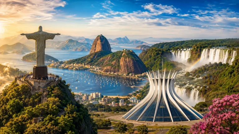 What are 4 Famous Landmarks in Brazil