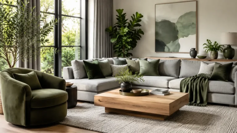 does gray and green go together