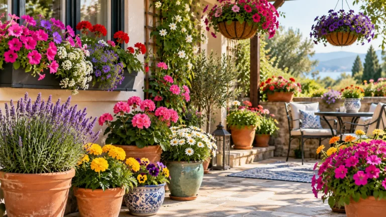 How to Grow Flowers in Pots and Containers
