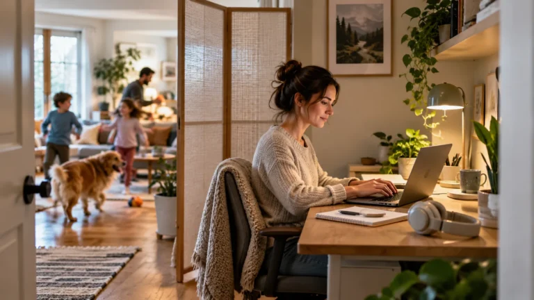 How to Create a Quiet Workspace in a Busy Home